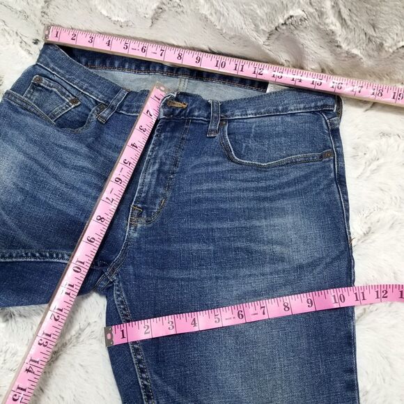 Old Navy Jeans Mens 33×30 Blue Skinny Built In Flex Dark Wash Denim - Picture 5 of 11